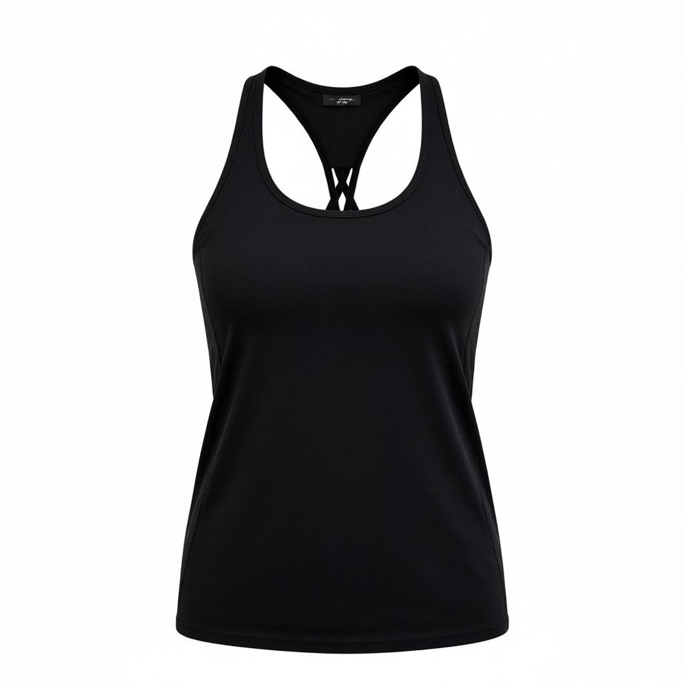 Amazon Women's Black Crisscross Racerback Tank Top
